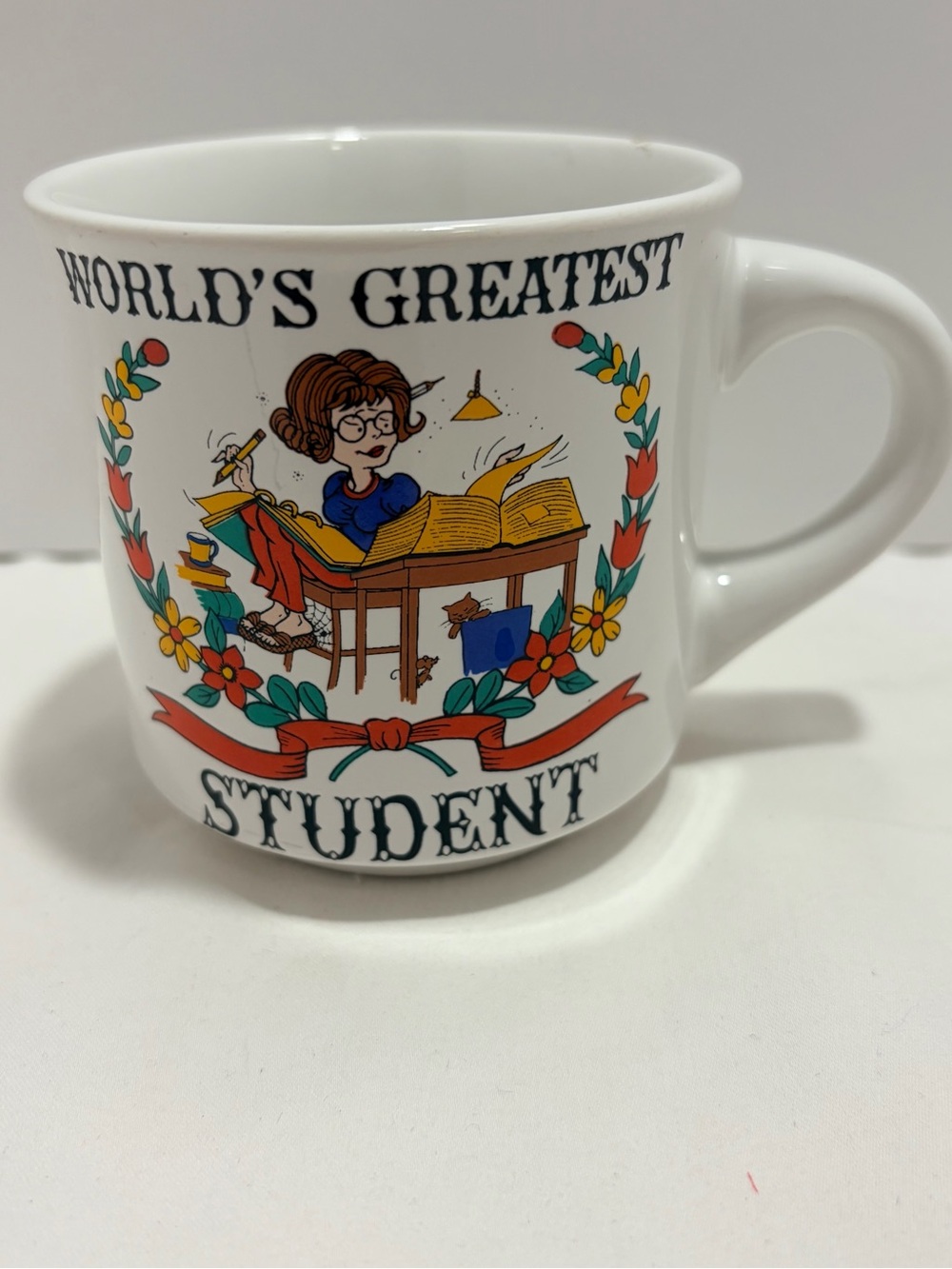 Vintage “ World’s Greatest Student” Mug  70’s-80’s